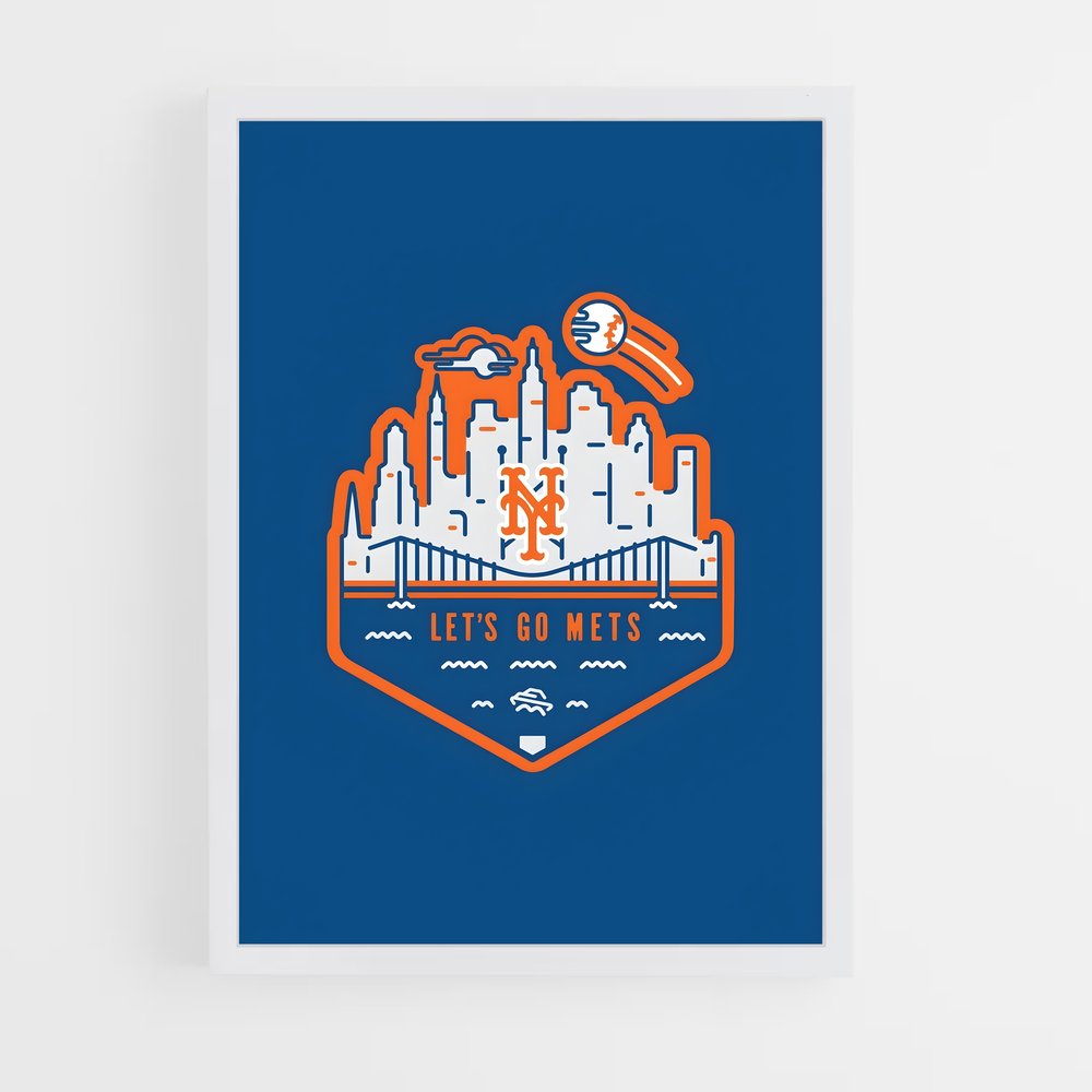 Poster Mets en Scène – affiche Baseball (vue 3)